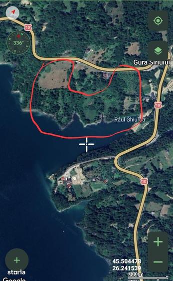 Teren de 73000 mp, în Siriu