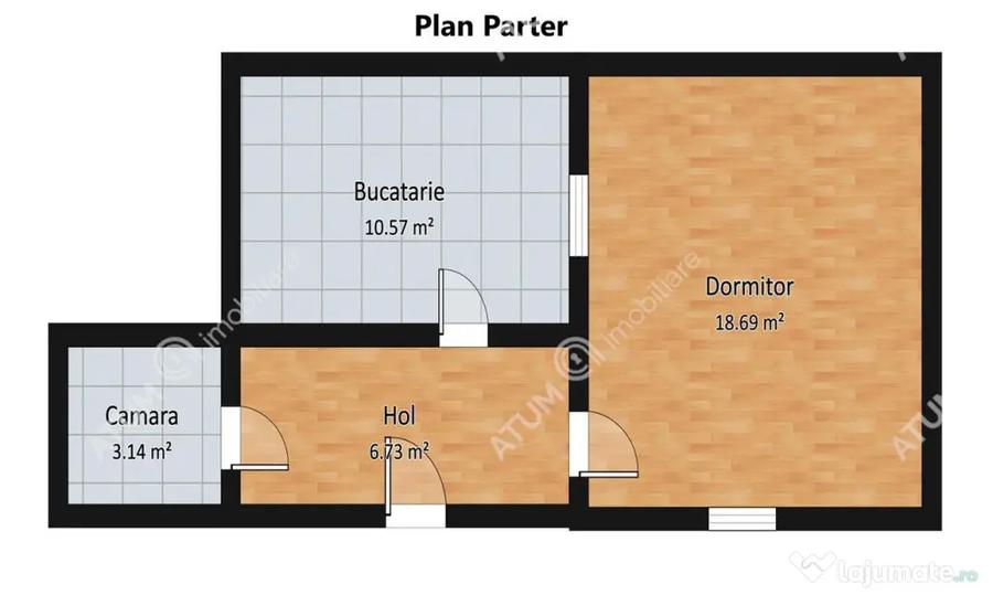 Casă cu 3 camere cu Teren 310 Mp în Trei Stejari