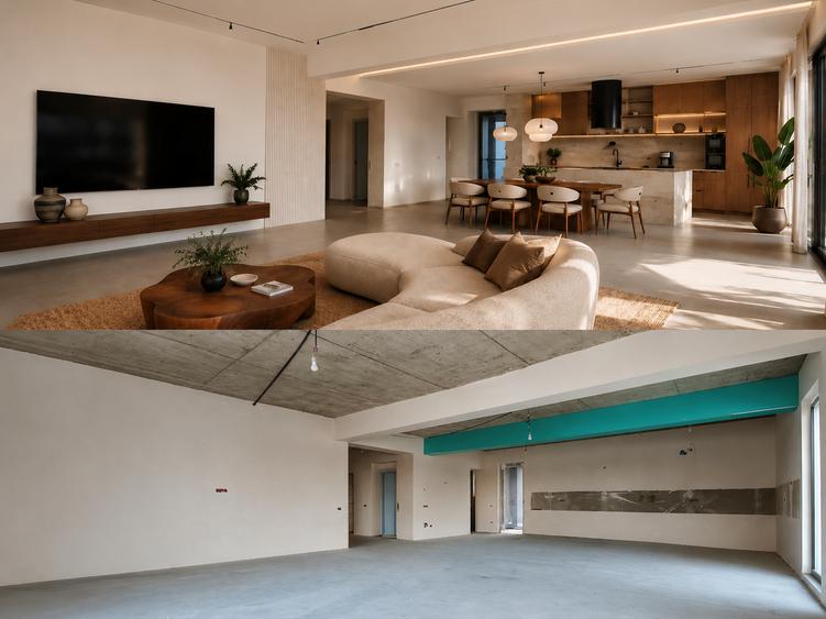 Penthouse cu 4 camere decomandat în Crângași