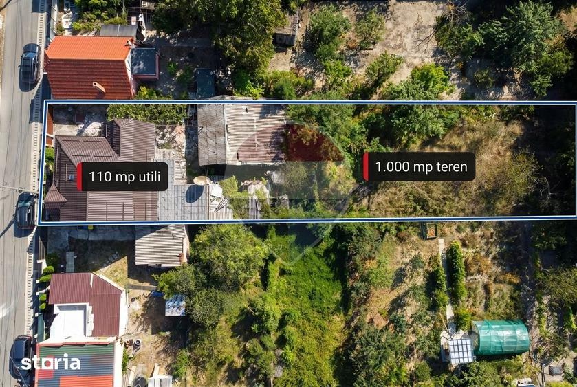 Casă cu 6 camere cu Teren 1000 Mp în Central