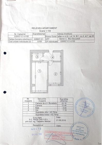 Vand aparatment 2 camere semidecomandat Pallady Rezident - 4