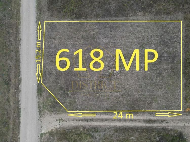 Teren Construcții intravilan de 618 mp, în Moșnița Veche