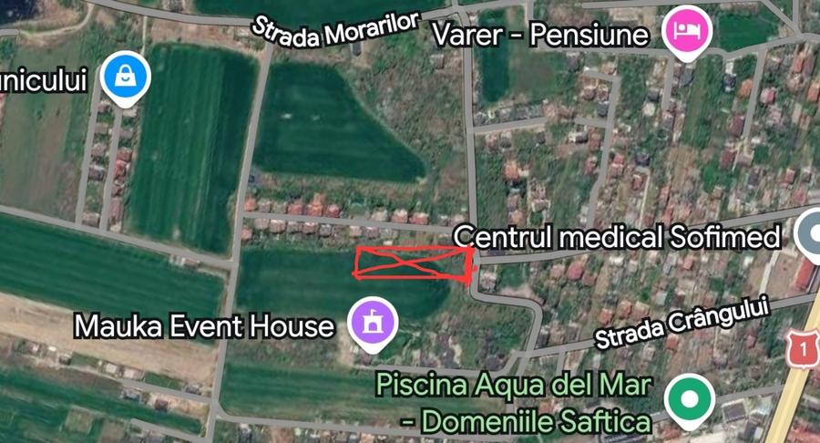 Teren Construcții intravilan de 3778 mp, în Balotești