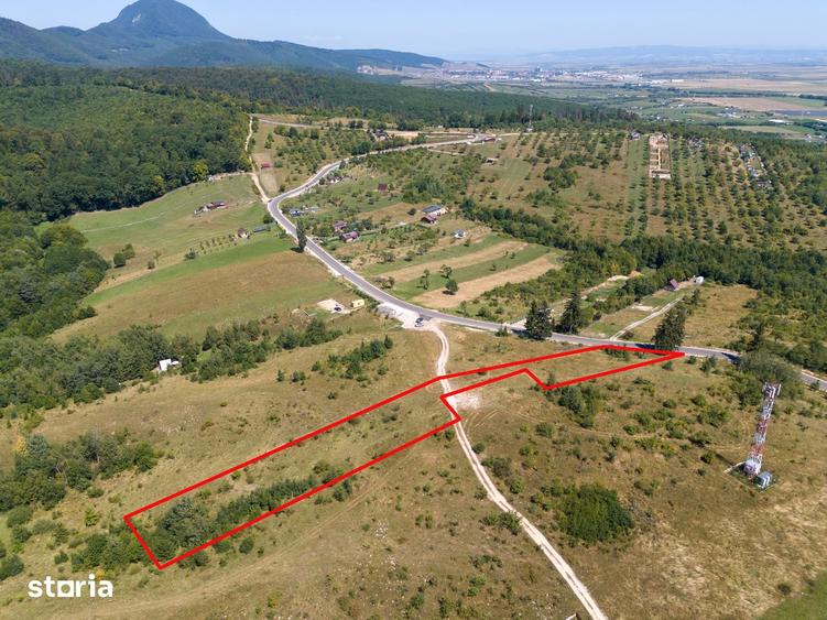 Comision0%Teren recreational 4200mp Vulcan Brasov- curent-asfalt - 2