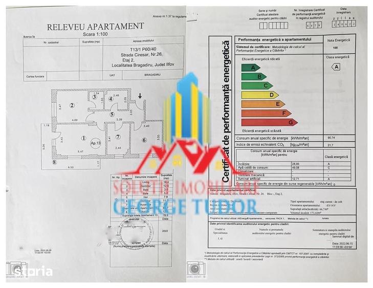 Apartament cu 3 camere decomandat în Central
