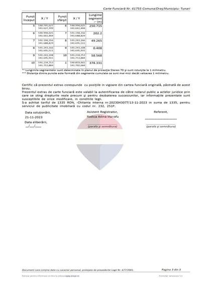 Teren Construcții intravilan de 26676 mp, în Tunari
