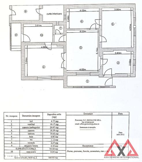 Casă cu 6 camere decomandat cu Teren 538 Mp în Baba Novac
