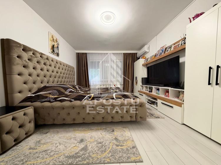 Apartament cu 3 camere semidecomandat, mobilat în Șagului