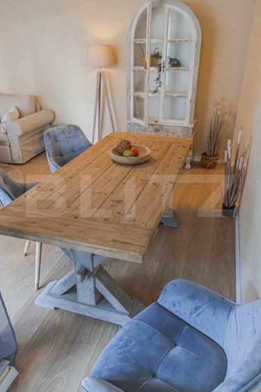 Apartament cu 2 camere semidecomandat, mobilat în Borhanci
