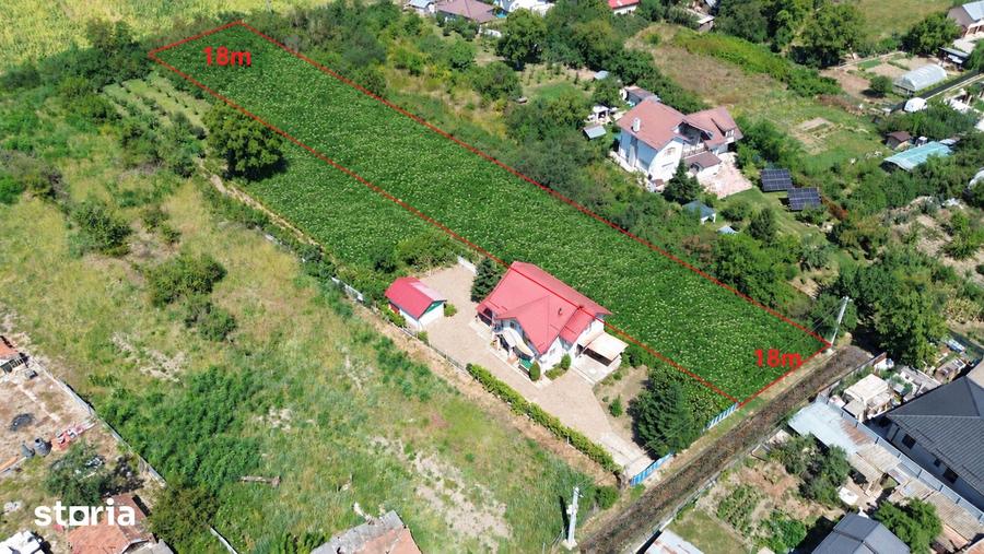 Teren de 2500 mp, în Crevedia