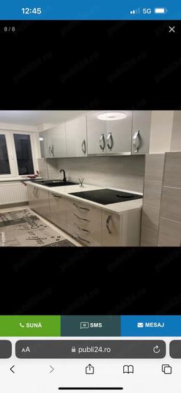 Apartament cu 3 camere semidecomandat în Central