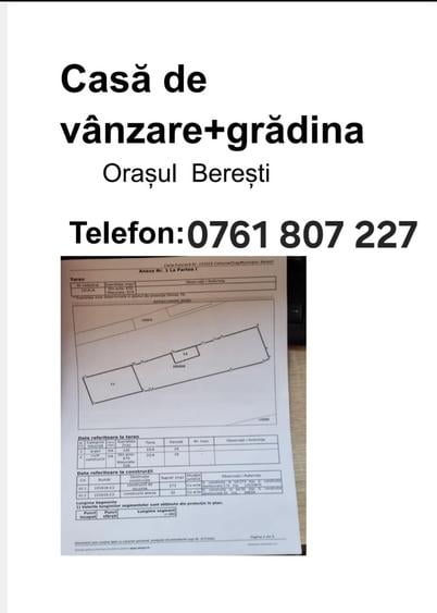 Casă cu 6 camere în Berești