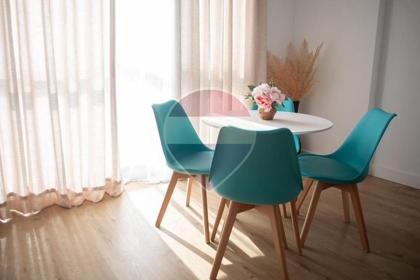 Apartament cu 2 camere semidecomandat, mobilat în Nord