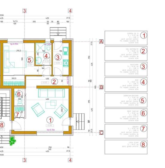 Apartament cu 2 camere decomandat în Central