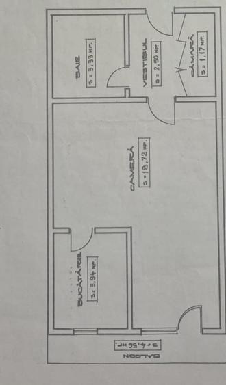 Garsonieră semidecomandată în Gorjului