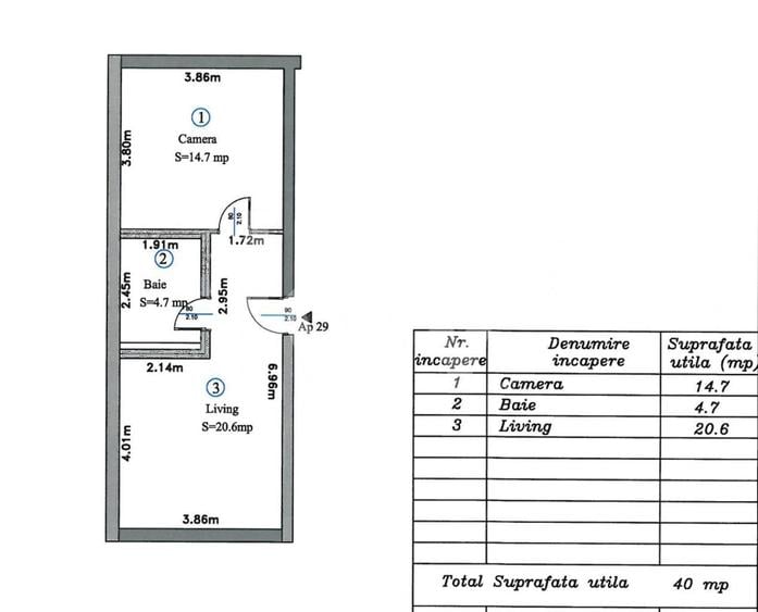 Studio - 2 camere in bloc nou Stupini - 3