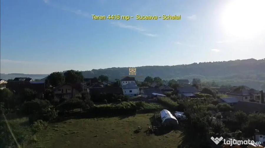 Teren de 4416 mp, în Șcheia