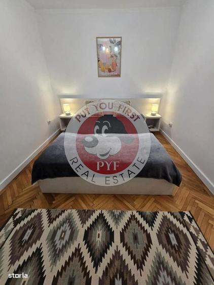 Apartament cu 2 camere semidecomandat, mobilat în Romană