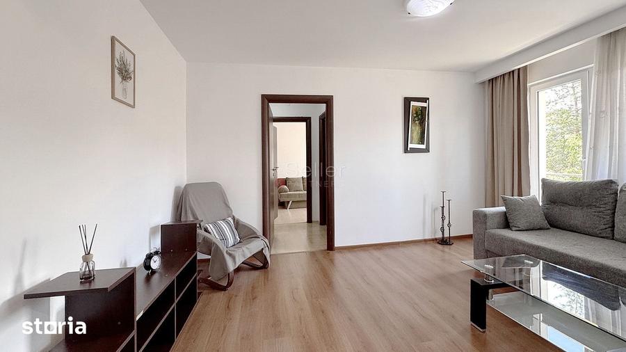 Apartament cu 2 camere semidecomandat, mobilat în Astra