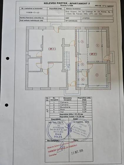 Apartament cu 2 camere decomandat, mobilat în Vest