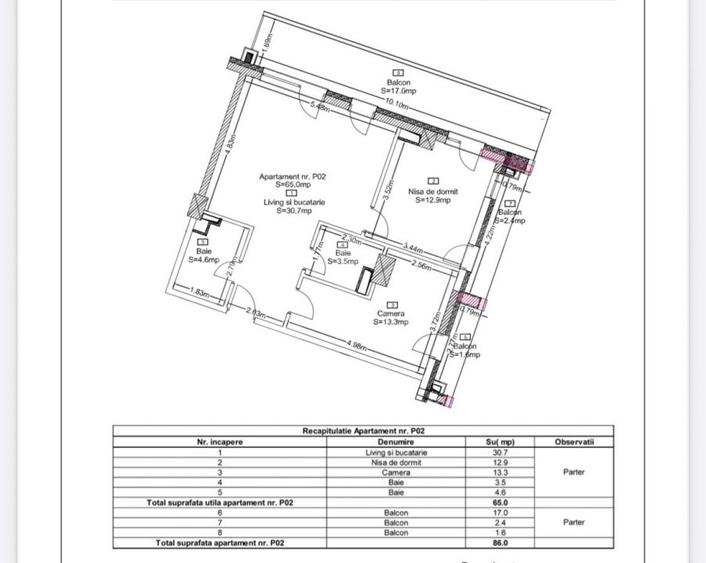 Apartament cu 3 camere decomandat în Zorilor
