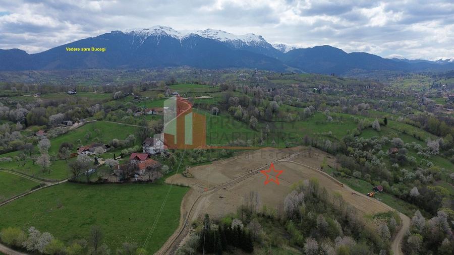 Teren Construcții intravilan de 1000 mp, în Bran