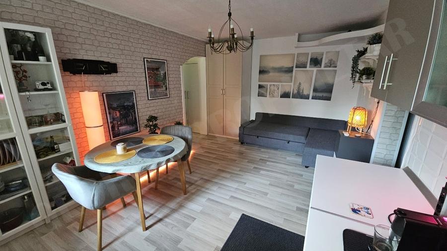 Apartament cu 2 camere semidecomandat, mobilat în Iancului