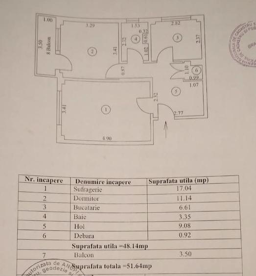 Apartament 2 camere decomandat, zona Buzaului. - 8