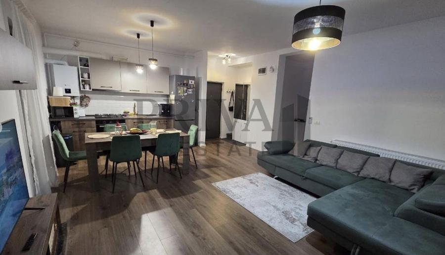 Apartament cu 2 camere semidecomandat, mobilat în Giroc