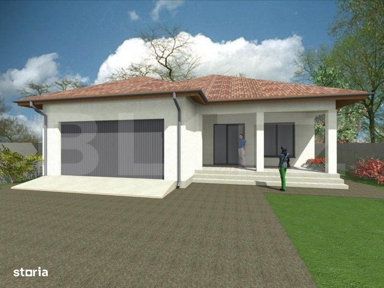 Casă cu 4 camere în Gârlești