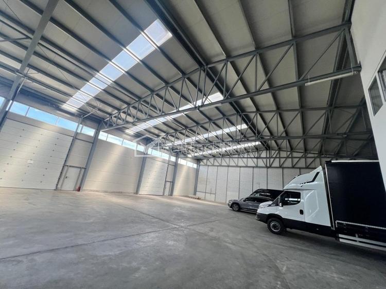 Hala industriala 670mp, birouri, rampe TIR, 5 usi sectionale, nod A3 Gilau - 3