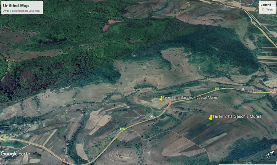 Teren de 30000 mp, în Saschiz
