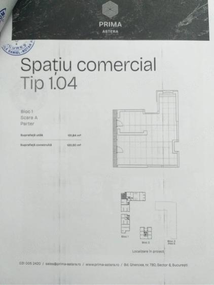 Spațiu comercial, de 102 mp, în Ghencea