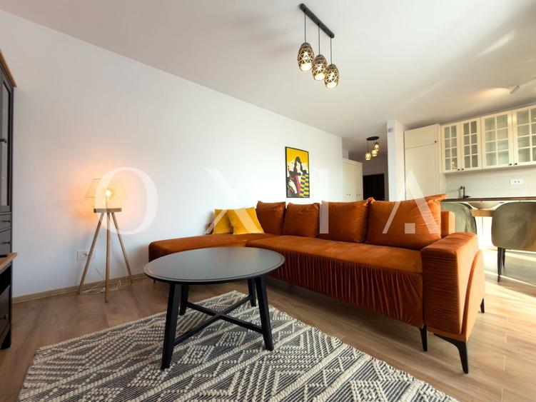 Apartament cu 2 camere semidecomandat, mobilat în Aradului