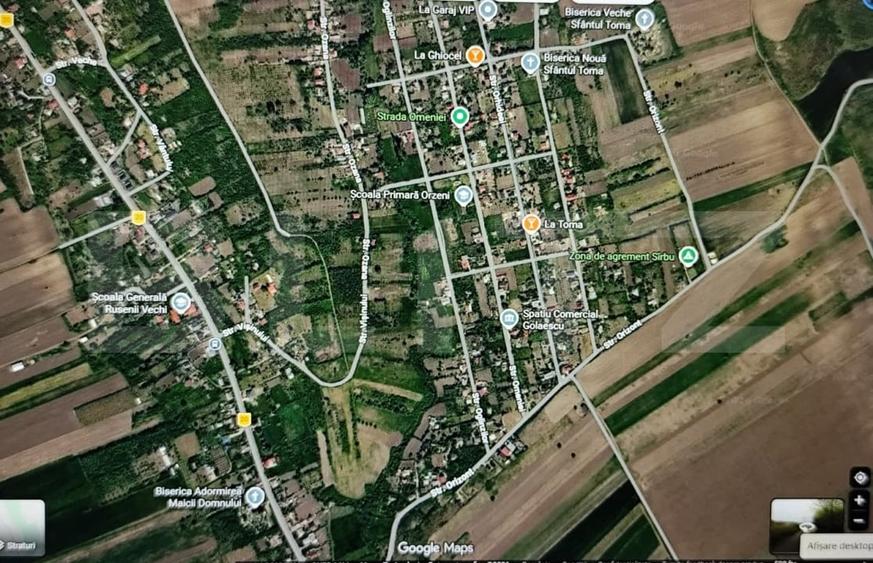 Teren Construcții intravilan de 1670 mp, în Orzeni