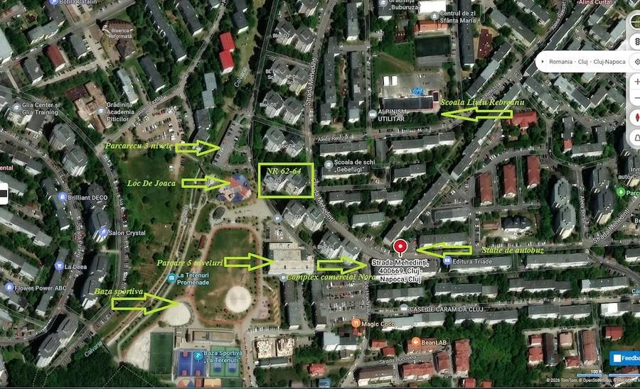 Apartament cu 4 camere decomandat în Mănăștur