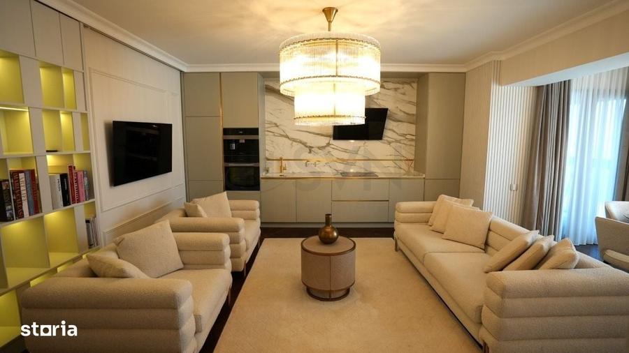 Apartament cu 3 camere, mobilat în Sisești