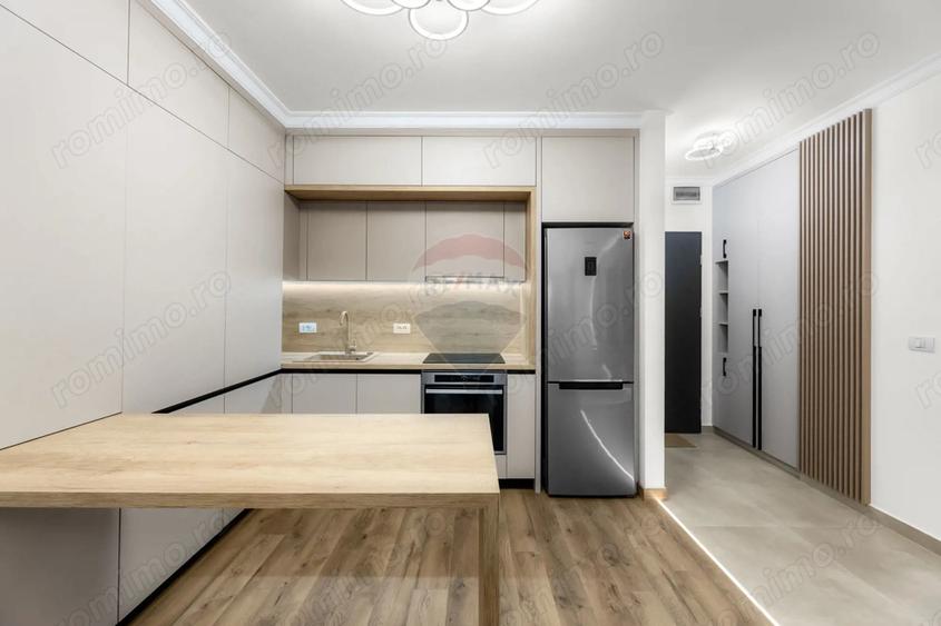 Apartament cu 2 camere semidecomandat, mobilat în UTA