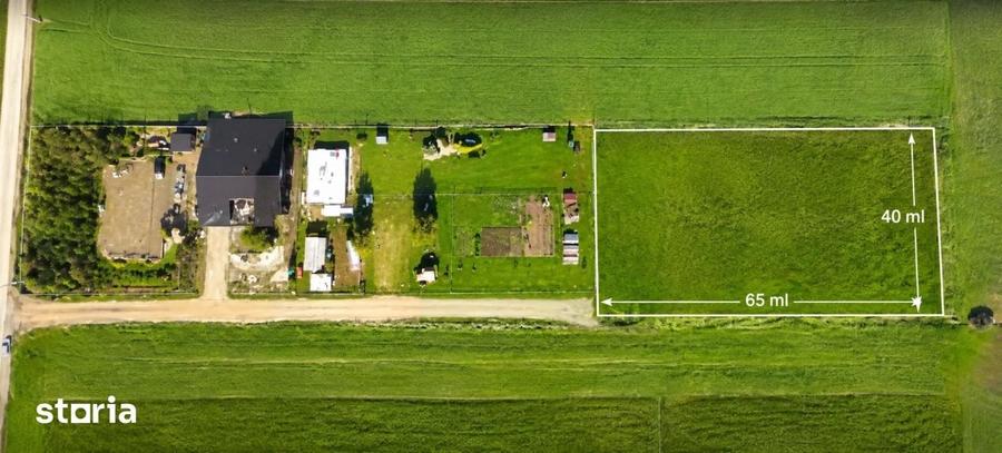 Teren de 2600 mp, în Coltău