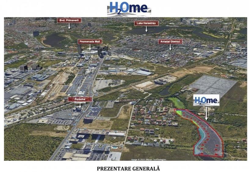 8000 mp Maluri + 3.7 ha Luciu de apa - BUCURESTI NORD - 2