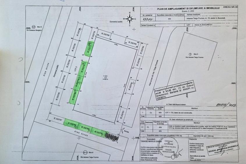 Teren Construcții intravilan în Giurgiului