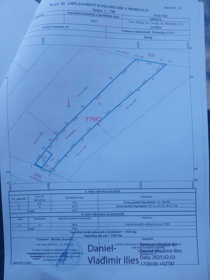 Casă cu 3 camere în Diosig
