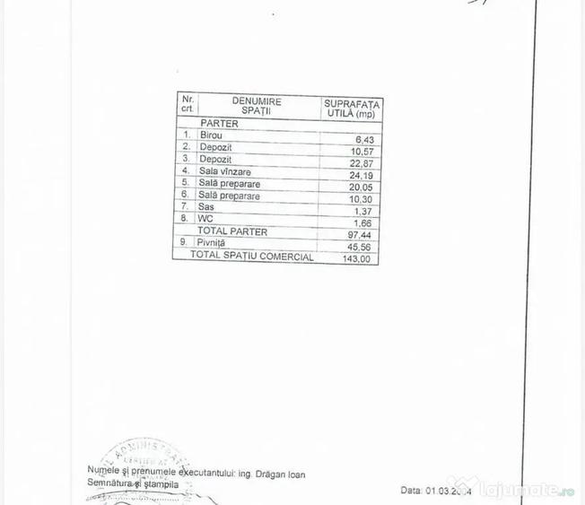 Spațiu comercial, de 100 mp, în Calea Călărașilor