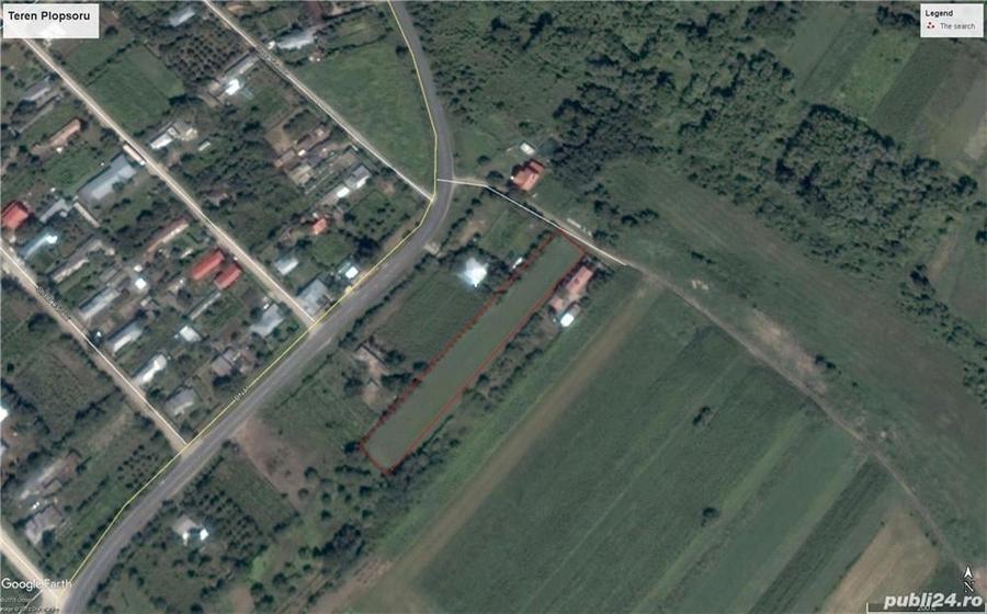 Teren de 3800 mp, în Plopșoru