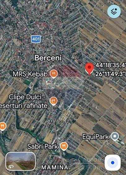 Teren Construcții intravilan de 6824 mp, în Berceni