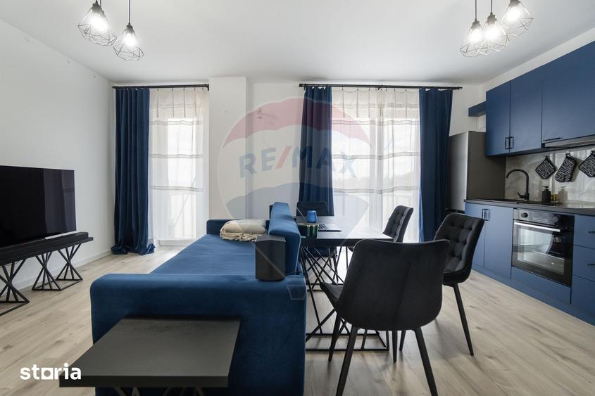 Apartament cu 2 camere, mobilat în Central