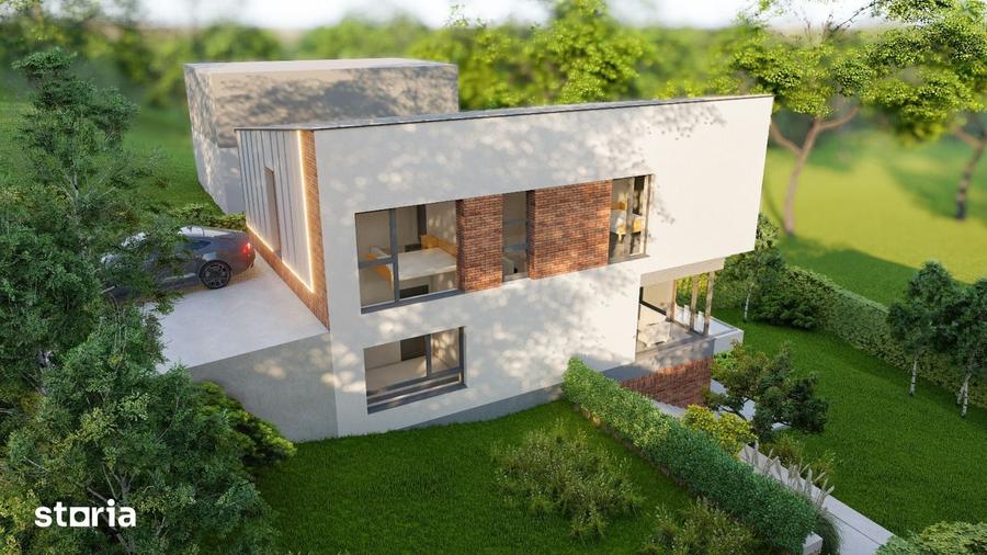 Casă cu 5 camere cu Teren 600 Mp în Baciu