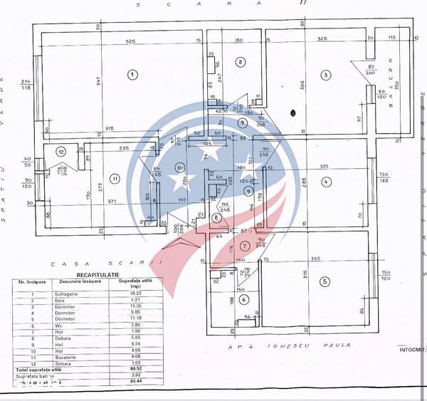 Apartament cu 4 camere decomandat în 1 Mai