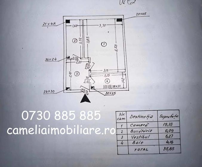 Garsoniera, pt investitie sau locuit, S36mp, 1988, renovata, metrou Lujerului, tramvai 41,