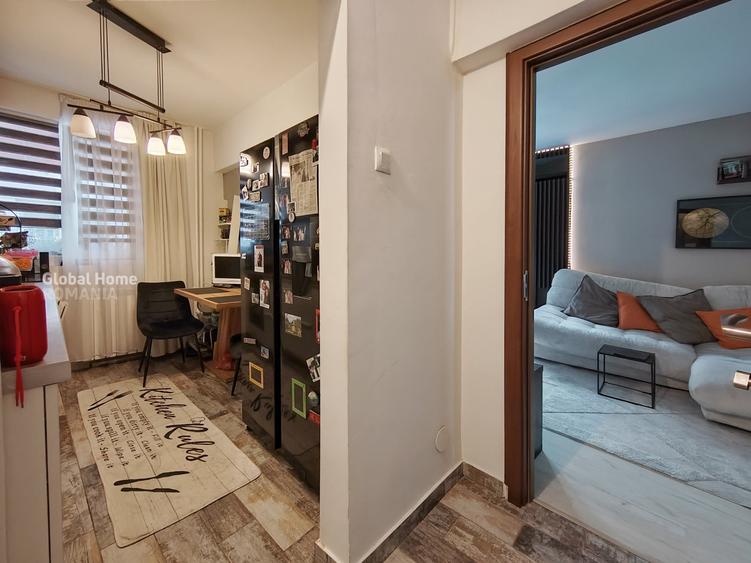 Apartament cu 2 camere semidecomandat, mobilat în Iancului